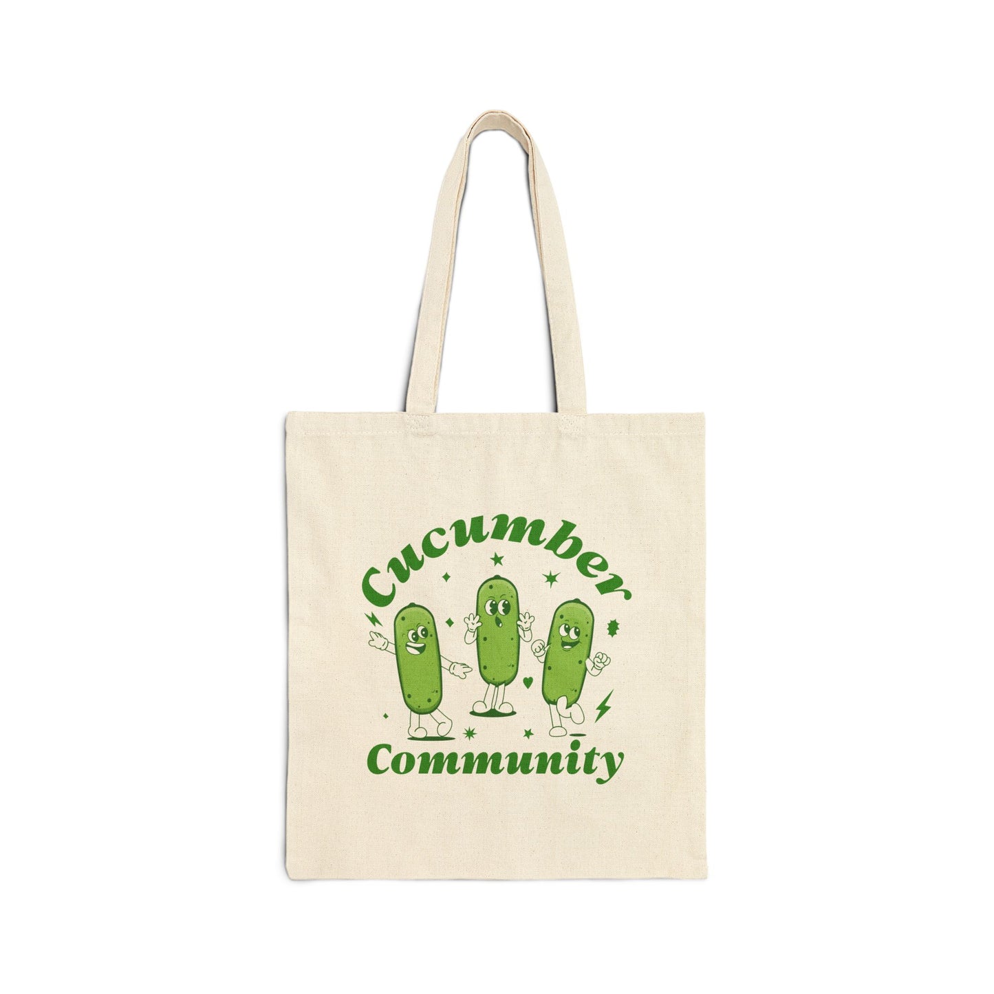 Cucumber Community Canvas Tote Bag